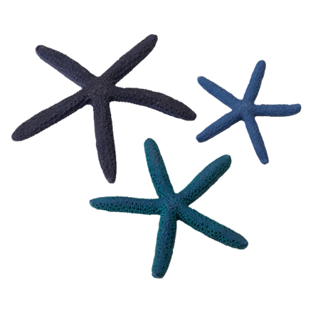 biOrb hviezdice - modré 12, 10 a 8 cm